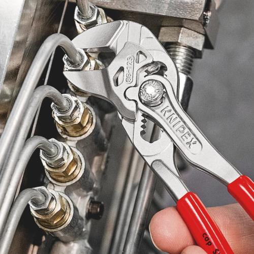 Knipex Mini Pliers Wrench Plastic Coated Chrome-plated 125mm 86 03 125